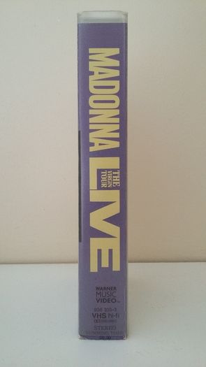 Madonna Live 1985 The Virgin Tour Vintage Vhs Pal Video Cassette Tape