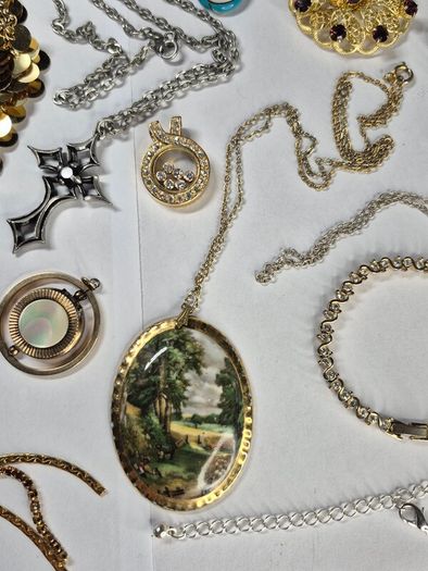 Vintage Mystery Jewelry lot including Kirks Follyand Sarah Coventry