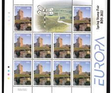 2022 Ireland Spring Stamp Fair Commemorative Stamps Souvenir Sheet overprinting the 2004 48c Europa Sheetlet Mint Never Hinged (MNH)