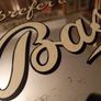 Rare early Bass mirror antique 19th century Image 4