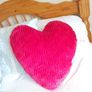 Red Cushion - Love Heart Image 3