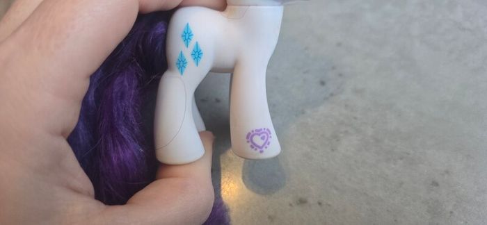 Rarity 3inch Brushable 2010 MLP G4 My Little Pony