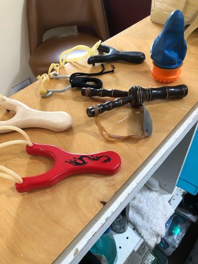 Target Practice Slingshots Wood and Plastic