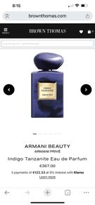 ARMANI PRIVE Indigo Tanzanite Eau de Parfum