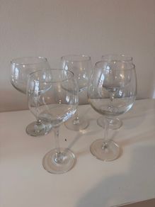 Set of 5 balloon glasses