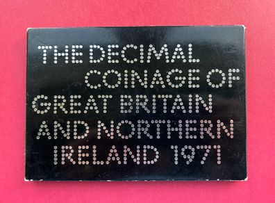 Decimal Coinage Of Great Britain And Northern  Ireland  Proof Set 1971