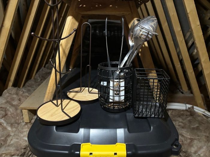 Metal kitchen storage