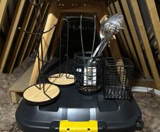 Metal kitchen storage