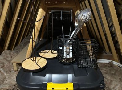 Metal kitchen storage