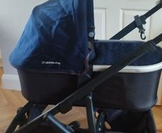 Uppababy Vista toddler seat, bassinet, accessories
