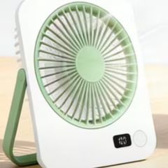 Fan usb rechargeable in box w/stand