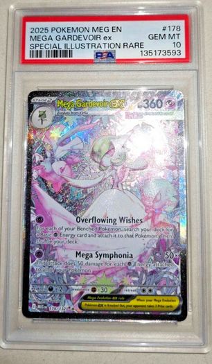 2025 Pokemon Mega Evolution Special Illustration Rare Mega Gardevoir Ex Psa 10