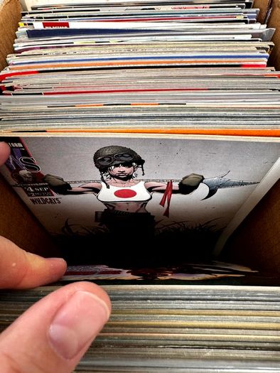 Indie Long Comic Box w 325 Comics for Sale