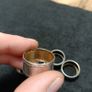 set of German silver napkin rings Image 3