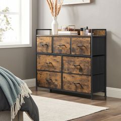 Chest of drawers with 7 fabric Drawers