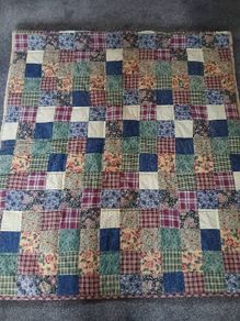 Patchwork throw