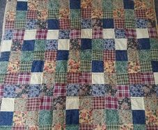 Patchwork throw