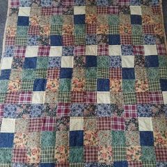 Patchwork throw