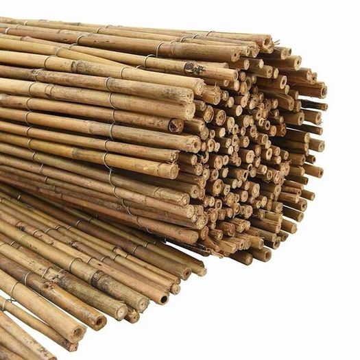 Bamboo Fence Brown 300 x 125 cm Bamboo