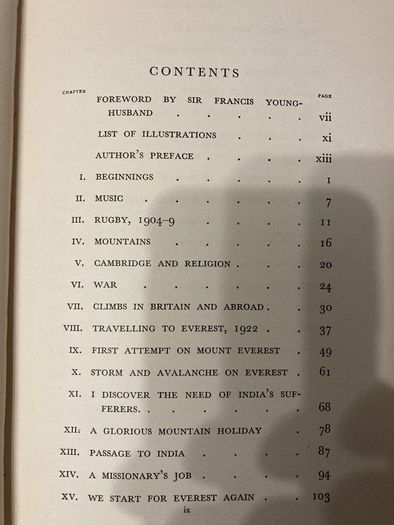 Mountaineering book:'After Everest' published 1936