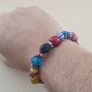 Vintage Venetian Stylr Mix Glass Beads Bracelet Image 8