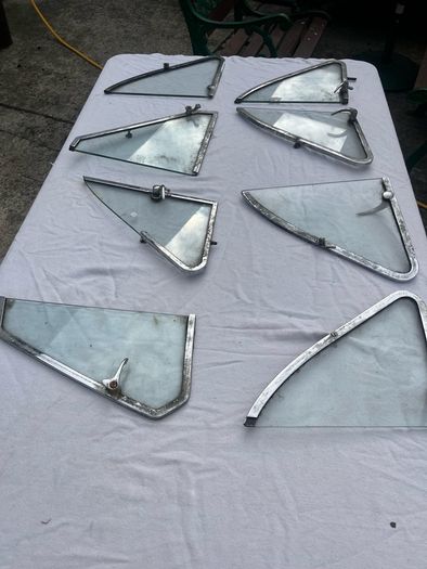 Selection of vintage side windows.