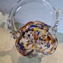 Vintage Murano Spatter Glass Bon Bon Basket Image 4