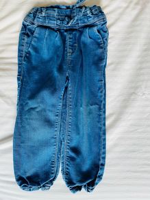 Name It paper bag jeans with adjustable waist