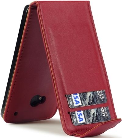 Htc One Qubits Faux Leather Flip Case In Various Colors