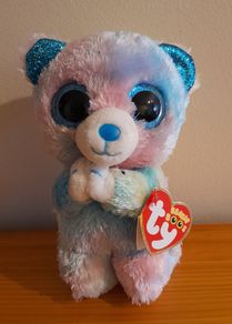 Ty Beanie Boo with blue nose - Hope
