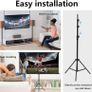 NEW SALE | Screen Projector with Tripod 100 Inches, 16:9 HD Screen Extendible, Portable Projector Screen for Home Cinema, Office, School, Presentation Image 3