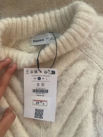 New Bershka Cable Knit Jumper.