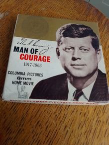 JFK John F Kennedy 8mm movie tape