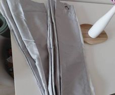 curtains 66x72 silver