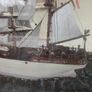 model ship in display case Image 5