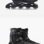Adult inline skates black Image 2