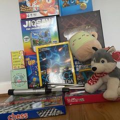 Selection of toys for sale