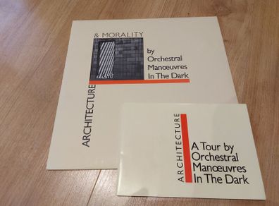 Omd - Architecture & Morality - Vinyl Record With Tour Program + Hundreds More