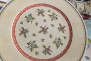 Large vintage Christmas plate by Villeroy and Boch,in festive Memories pattern.