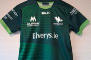 Connaught Jersey.  Official BLK Boys Girls Age 12 To 14 Years Home Jersey.  Collect In Dublin Or Receive Via Post.