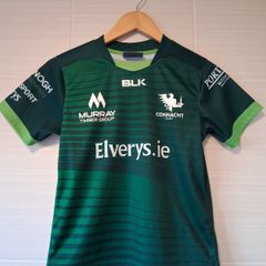 Connaught Jersey.  Official BLK Boys Girls Age 12 To 14 Years Home Jersey.  Collect In Dublin Or Receive Via Post.