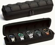 Heavy-Duty Watch Organizer with Flip-Top Lid, new, unopened.