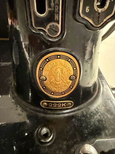 Singer Sewing 1954 model 222K