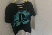 Black play station T-shirt age 8/10