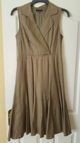 Coast olive green colour dress size 12