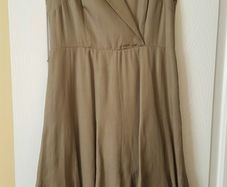 Coast olive green colour dress size 12