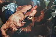 An Original Rare Print From Picture Relics - Prometheus Bound By Peter Paul Rubens' Dated: 1612