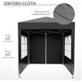 2x2m Popup Gazebo Party Tent Pavilion Black with 4 Sides Image 6