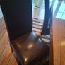 Stunning table and 4 leather chairs and matching units Image 3