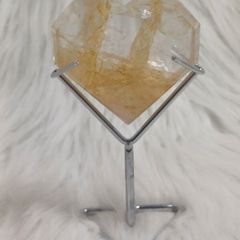 Golden healer heart with stand